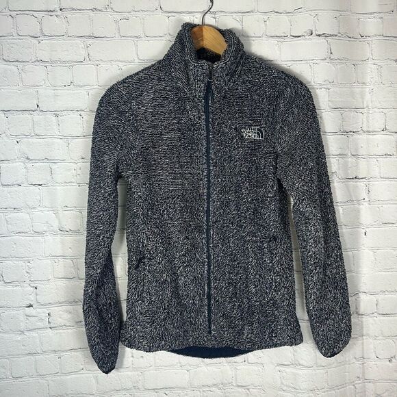 The North Face Osito 2 Womens Fleece Full Zip Shacket Jacket size XS Zipper Pock - Picture 1 of 10